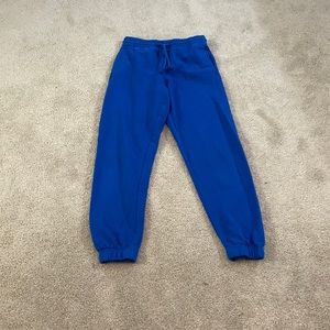 Blue sweats!